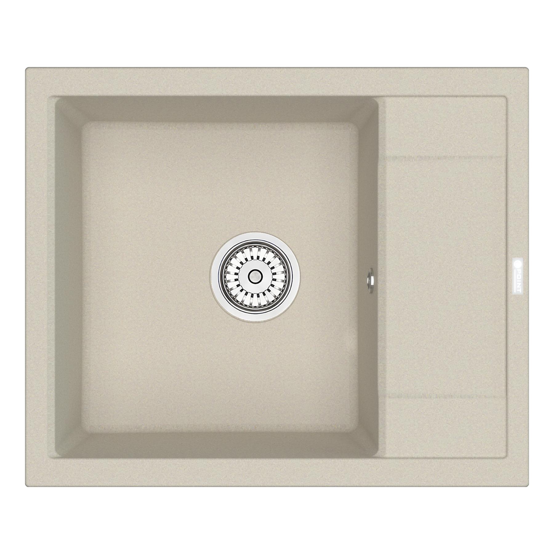 Мойка кухонная Point Римо 60 светло-бежевый