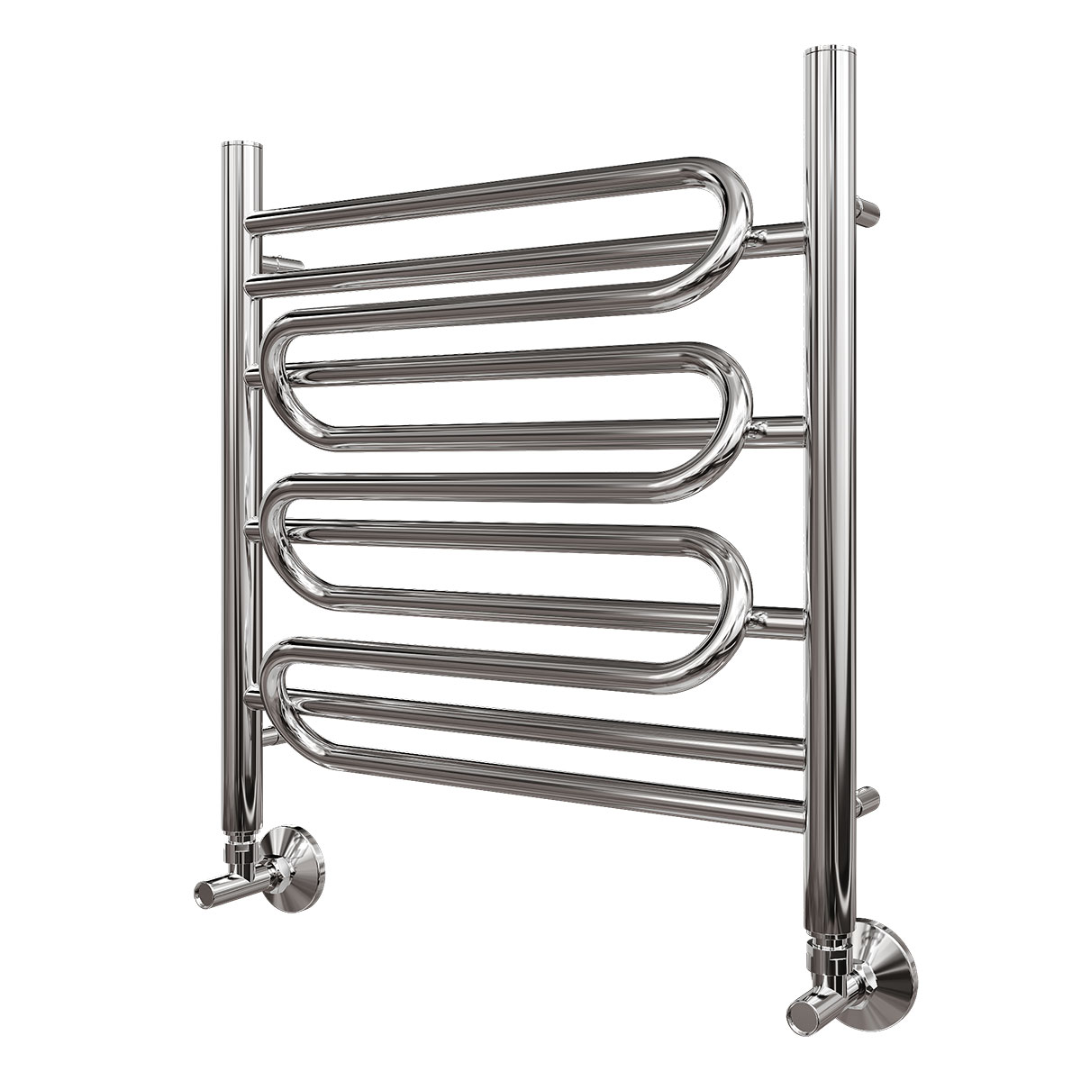 Полотенцесушитель водяной Point Юпитер премиум PN01156S П5 500x600, хром