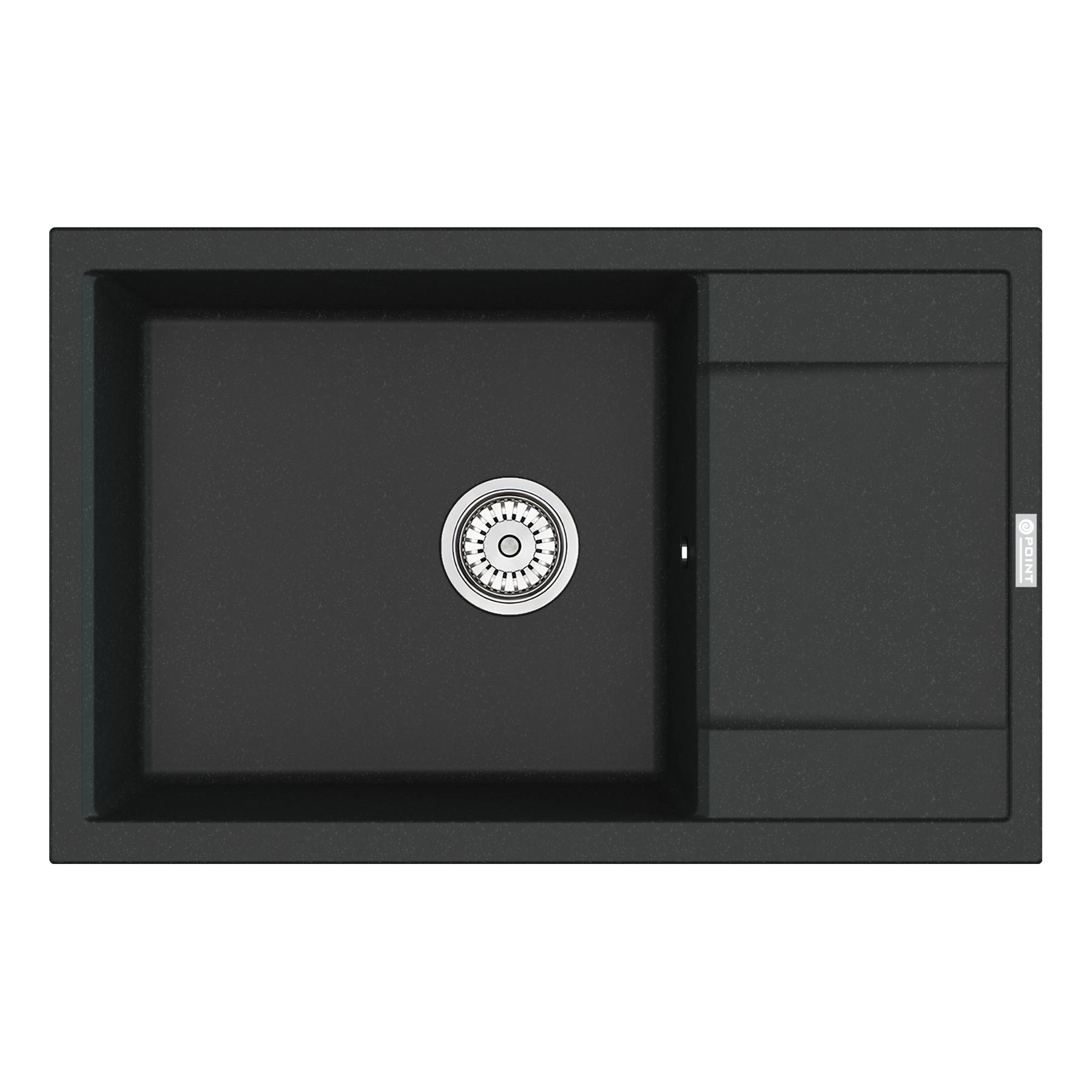 Мойка кухонная Point Велета 78 черный