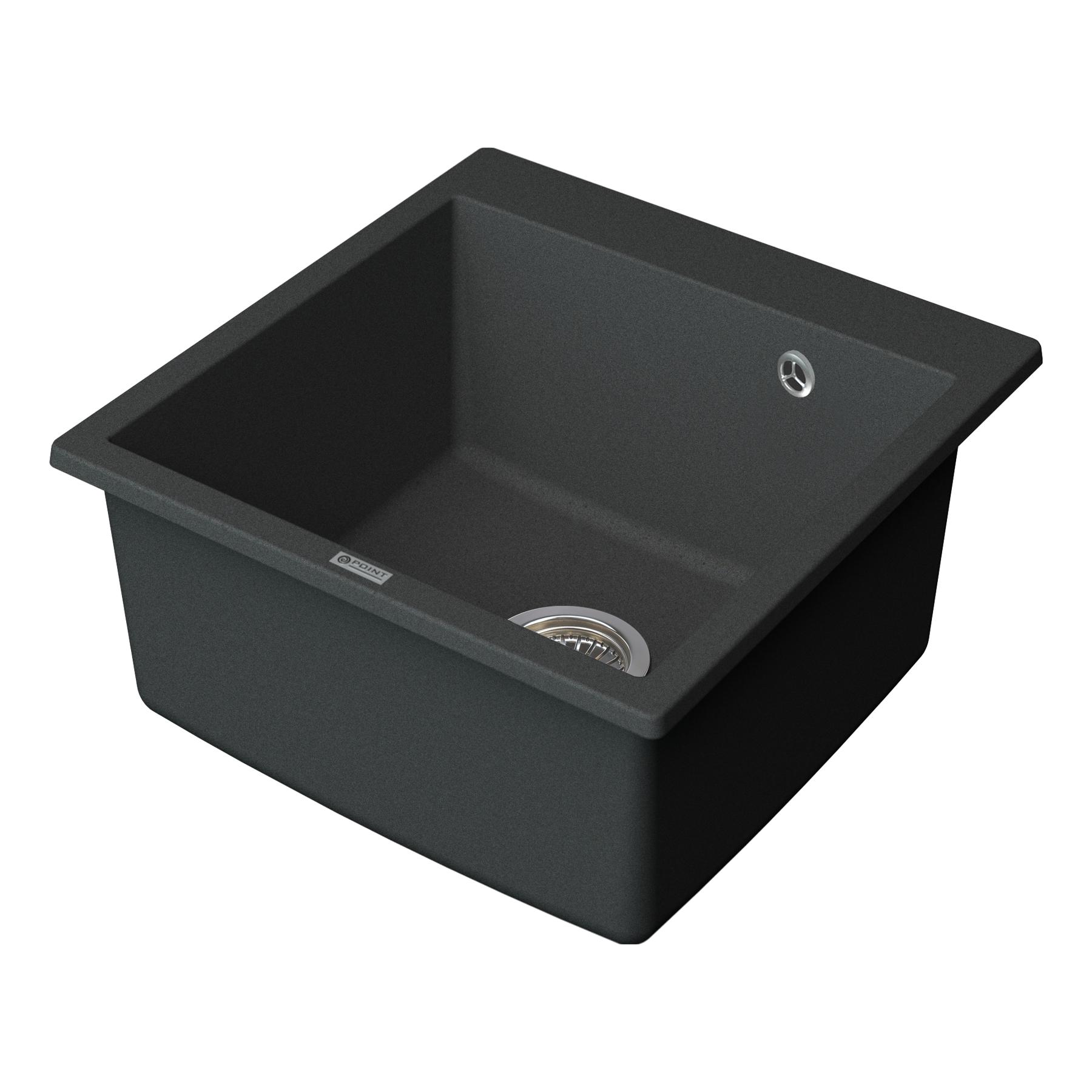 Мойка кухонная Point Арбель 51 графит 