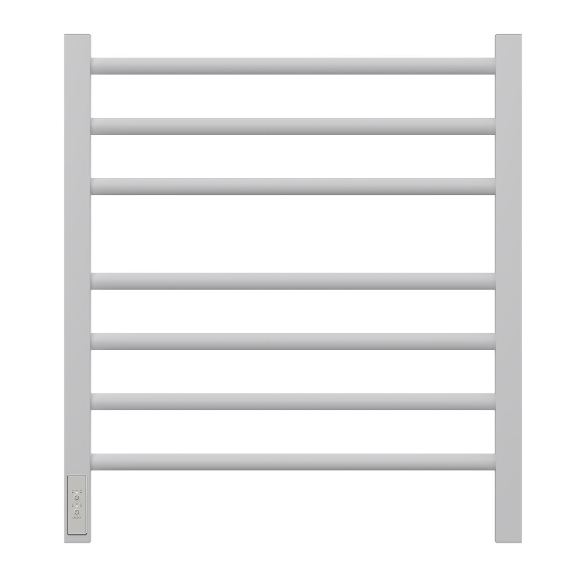 Полотенцесушитель электрический Point Веста PN70756W П7 500x600, диммер слева, белый