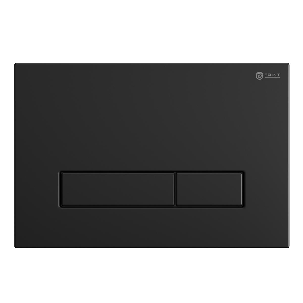 Клавиша смыва для инсталляции Point Меркурий, черная матовая, PN44831BM
