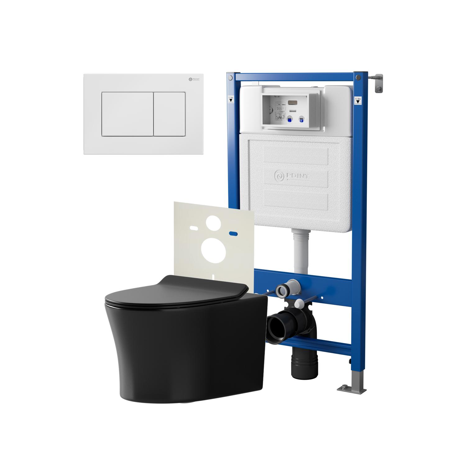 Нов.арт PN48475W (45122 вместо 45120)+ Клавиша Ника белая PN44081W +Унитаз Вега чёрн мат PN41711BM