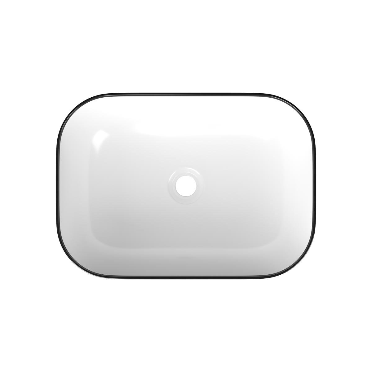 Умывальник накладной, прямоугольный Point Веста 46, PN43701WB