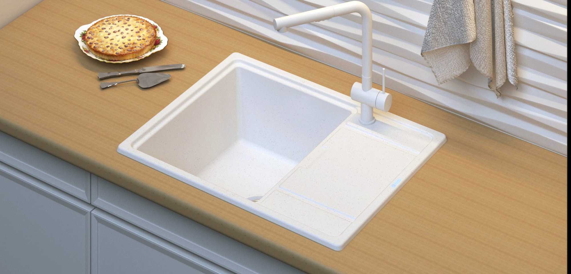 Мойка кухонная Point Стил 65 графит