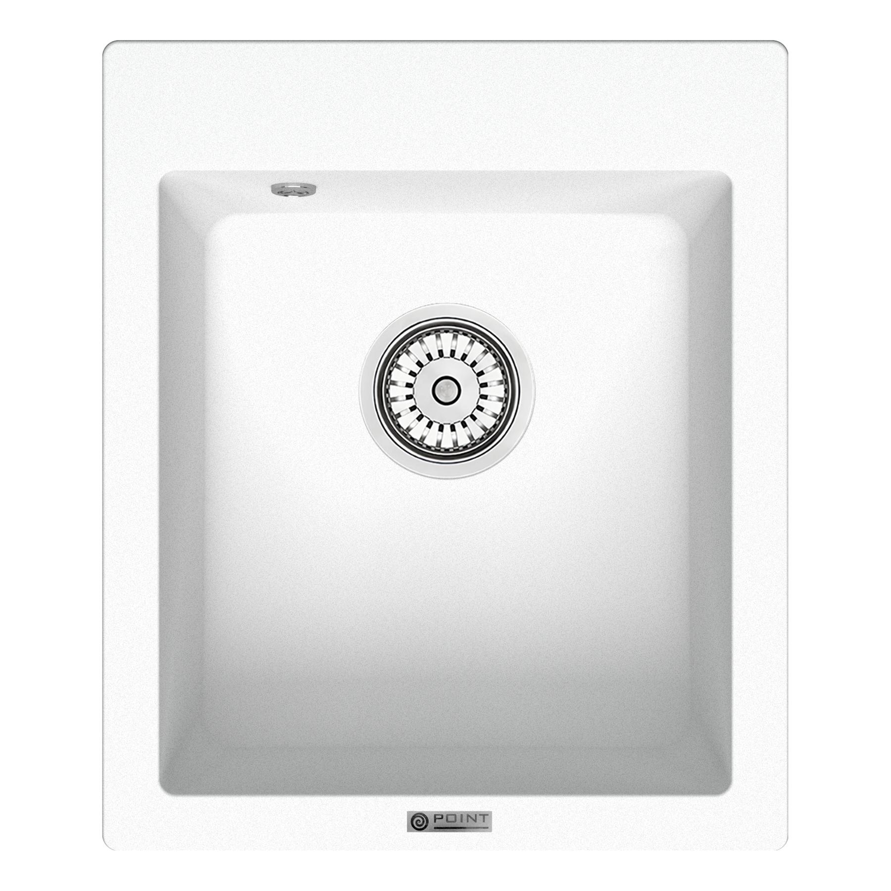 Мойка кухонная Point Динара 42 белый