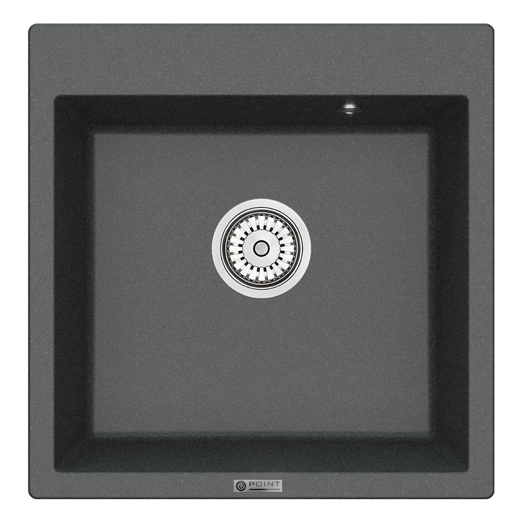 Мойка кухонная Point Арбель 51 графит 