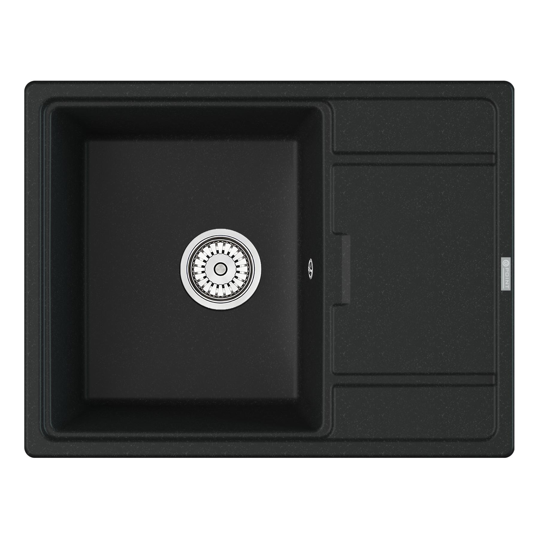 Мойка кухонная Point Стил 65 черный