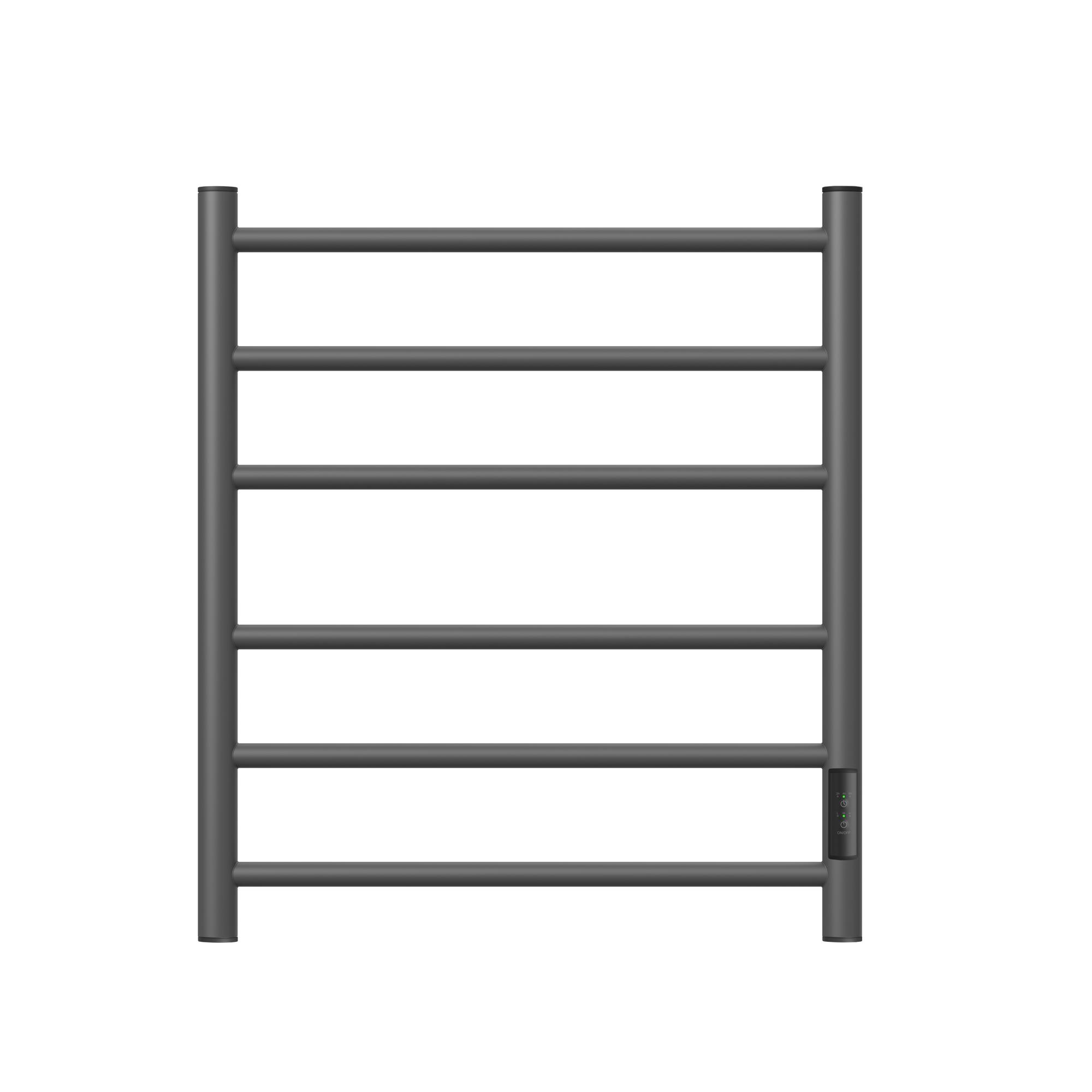 Полотенцесушитель электрический Point Аврора PN10856GR П6 500x600 диммер справа, графит премиум