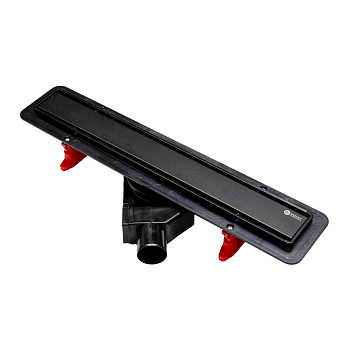 Душевой лоток POINT Деметра сталь черная 550 арт PN50355B