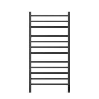 Полотенцесушитель электрический Point Вега PN71850GB П12 500x1000, диммер справа, графит блеск